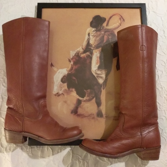 Frye Shoes - Frye Vintage Chestnut Campus Riding Boot